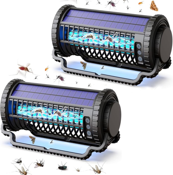 WSDEJY solar bug zapper 2 pack deal